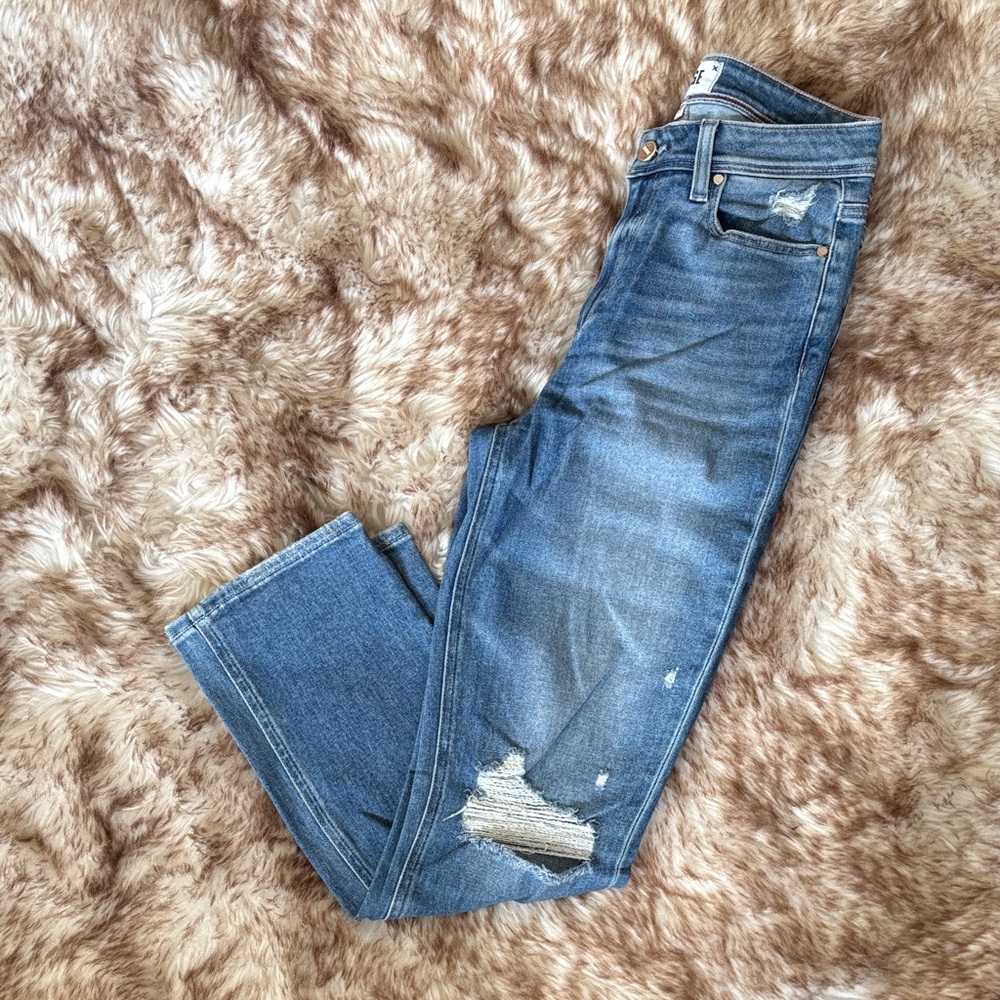 Stylish Blue Distressed Women’s Paige Jeans